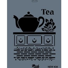 ALK Rich New Seri N-434 Stencil 35X25 cm