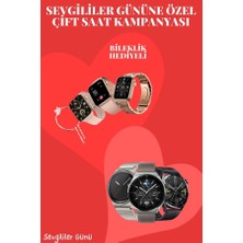 Zero Land Ece-Umay Sevgiliye Özel Yeni Nesil Akıllı Saat Çiftlere Özel Kampanya Çift Saatleri