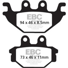 Ebc FA377 Yamaha MT125 / R125 14-21 Arka Fren Balatası