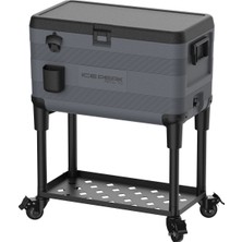 Icepeak Patio 70 Tekerlekli Raflı Buzluk 65.8 Litre