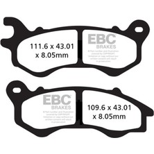 Ebc SFA603 Honda PCX125/150 12-20 , Peugeot Django Ön Fren Balatası