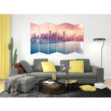 Moontime Alaçatı Modern Şehir Mdf Tablo 1541 (Model B) Dekoratif Ev ve Ofis Süsü