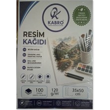 Premium Resim Kağıdı 35X50 cm 120 gr 100'LÜ | Çizim, Boyama ve Baskı Kağıdı