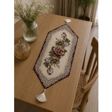 Goblen Dokuma 35 x 85 cm Püsküllü Runner