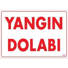ALK Yangın Dolabı Uyarı Levhası 25X35 KOD:889