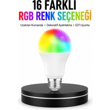 Renk Değiştiren Rgb LED Ampul 16 Renk Uzaktan Kumandalı 2025 Model - Lisinya