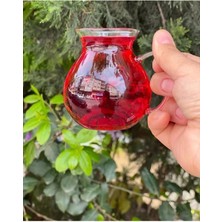 Moontime Alaçatı 6lı Keyfi Ala Borosilikat Cam Çay Bardağı 185 ml (Keyfi Ala Çay Bardağı)