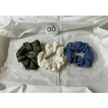 Aslı Özgün 3'lü Scrunchie Saç Tokası