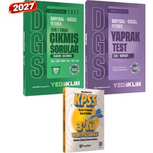 Yediiklim Yayınları 2027 Dgs Sayısal Sözel Yetenek Son 7 Sınav Tamamı Çözümlü Çıkmış Sorular-Çek Kopart Yaprak Test