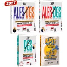 Yargı Yayınevi 2027 Ales Dgs Sözel-Sayısal Mantık Tamamı Video Çözümlü Video Ders Notları ve Soru Bankası