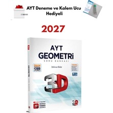 3D Yayınları 2027 Ayt Geometri Soru Bankası + Ayt Deneme ve Kalem Ucu Hediyeli