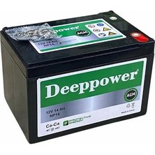Deep Power Deeppower NP14-12 12 Volt 14 Amper Jel Akü Ölçüler 150*97*95 mm 4.55 kg
