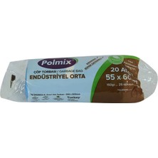Melonika Torbası Orta Boy 55X60CM 150GR 25MIKRON 30LT Mi Rulo 20 Adet