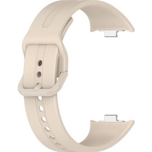 Caseonn Xiaomi Smart Band 9 Pro Kordon Esnek Spor Silikon Kayış Krem