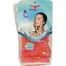 Melonika Ipli Sırt ve Vücut Yumuşak Banyo Lifi Pembe-Tcu 56X10 cm