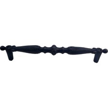 Melonika Antika Tarz Dekoratif Pirinç Yeni Sütun Mobilya Kulbu - 160MM, Oksit