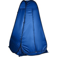 Asitan Pop-Up Kamp Çadırı, Duş, Tuvalet ve Giyinme Kabini, Mavi, Polyester, 125X125X210 Cm, 4 Mevsim, T