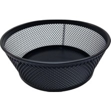 Moontime Alaçatı Metal Telli Ekmeklik Meyvelik Çerezlik Patates Sunumluk 19 cm