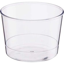 Moontime Alaçatı Plastik Tatlı Kabı 250 cc  Paket 30 Adet