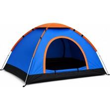 Asitan 4 Kişilik Tam Otomatik Kamp Çadırı 220 x 250 x 165 cm | Hızlı Kurulumlu Outdoor Çadır | Geni