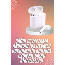Zero Land Ece-Umay Yeni Nesil Dokunmatik Kontrol Ç Cevaplayabilen Kablosuz Bluetooth Kulaklık