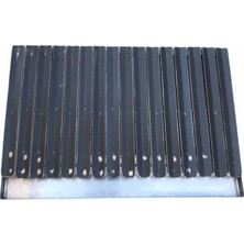 Asitan Mangal Izgarası 30X45 cm Oluklu Barbekü Izgarası