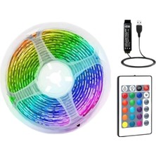 Zero Land Ece-Umay Rgb Şerit LED 10 Metre LED Işık Kumanda ile Kontrol Rgb