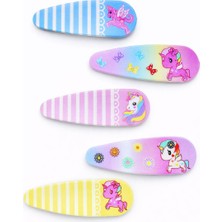 Sheker Home Sheker Kids Unicorn Figürlü Çıtçıt Toka Seti – 10 Adet