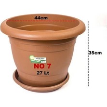 Moontime Alaçatı Antik Saksı 27 Litre 7 Numara