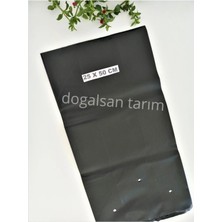Moontime Alaçatı Fide Poşeti 25X50 cm 20 Adet Fide Torbası Fidan Poşeti Fidan Torbası Siyah Fide Yetiştirme