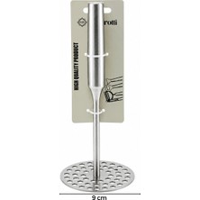 Go İthalat Yuvarlak Çap : 8cm Metal Saplı = 11.5cm Metal Patates Ezici Toplam Uzunluk : 26.5cm (5263)