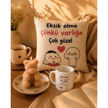 Yeşil Köşe Eksik Olma Çünkü Varlığın Çok Güzel Temalı Konsept Hediyelik Seti