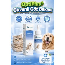 Vitexpert Optiplus Kedi & Köpek Göz Temizleme Solüsyonu Antibakteriyel Alerji Kızarıklık Enfeksiyon Göz Bakımı