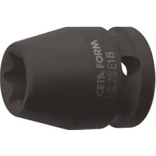 Ceta Form C66-E24 1/2'' Dış Torx Havalı Lokma Anahtar E24