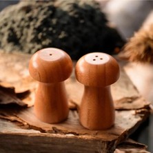 Moontime Alaçatı Bambu Fungo Tuzluk Biberlik