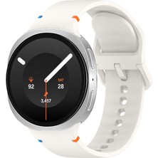 Sneezy Samsung Galaxy Watch 9 44MM 40MM Ile Uyumlu Metal Tokalı Spor Silikon Kordon