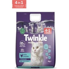 Twinkle Kısırlaştırılmış Kediler Için Tavuklu Tam ve Dengeli Kedi Maması 4 kg