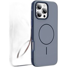 Raftan Topla Joko Iphone 16 Pro Max Neksa Magsafe Kapak - Lacivert