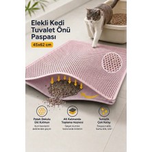 Kurtbay Şekil Flex Elekli Kedi Tuvaleti Önü Paspası, 45X62 Cm, Orta Boy
