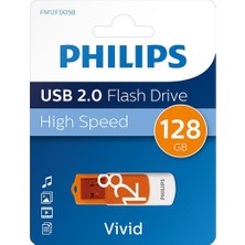 Philips Vivid Serisi 128GB USB 2.0 High Speed Flash Bellek (FM12FD05B/00)