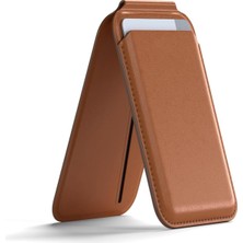 Deri Magsafe Uyumlu Cüzdan, Güçlü Manyetik Çekim, Güçlü Çekim Gücü, Ince Tasarım Apple