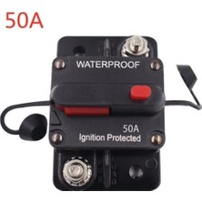 Moontime Alaçatı Karavan Dc Sigorta 50 Amper Waterproof Otomatik Sigorta