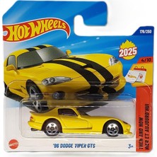 Hot Wheels '96 Dodge Viper Gts, 1:64 Ölçek, Tekli Araba, Sarı
