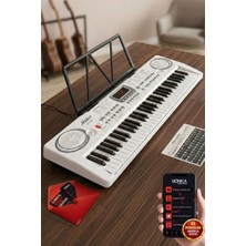 Midex PS-1500WH Başlangıç Için 61 Tuşlu Org Notalık Adaptör Öğrenim Metodu (100 Ses 100 Ri