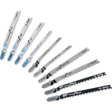 Professional 10 Parçalı Dekupaj Testere Bıçağı Seti Basic For Wood And Metal (Ahşap ve Metal