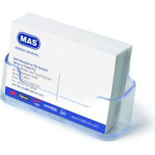 Mas 486 Oval Şeffaf Kartvizitlik