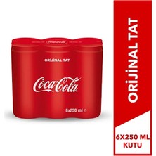Coca-Cola Coca Cola 6X250 ml Kutu