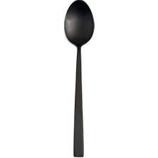 Porland Quantum Mat Siyah Yemek Kaşığı 20CM 6 Adet
