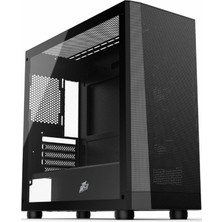 Fd5-M Siyah 600W 80+ Argb 4X12CM Fan Temperli Cam Mesh USB 3.0 M-Atx Kasa