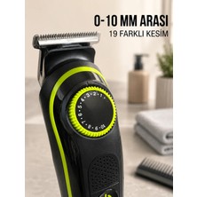 Terrien 5'i 1 Arada Erkek Tıraş Makinesi Hassas Kesim Sıfır Tıraş ve Sakal Bakım Seti